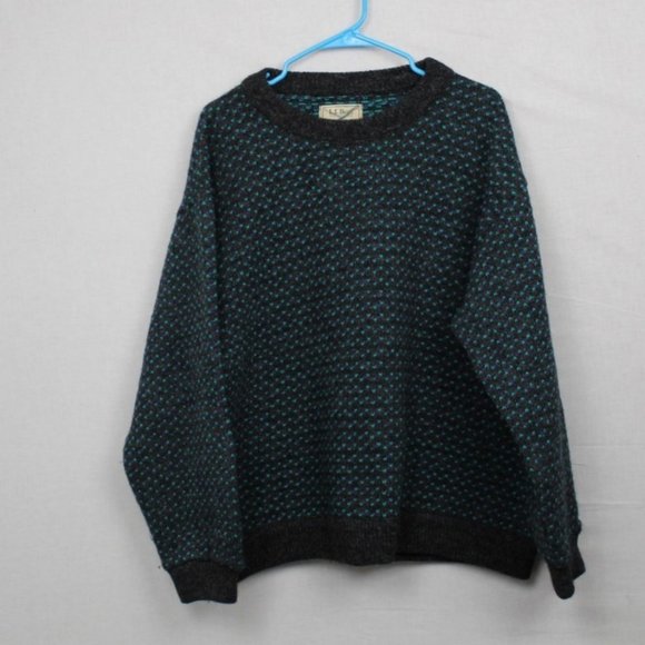 L.L. Bean Other - Vintage 90s Wool/Rayon LL Bean Sweater Made In Norway Size Large